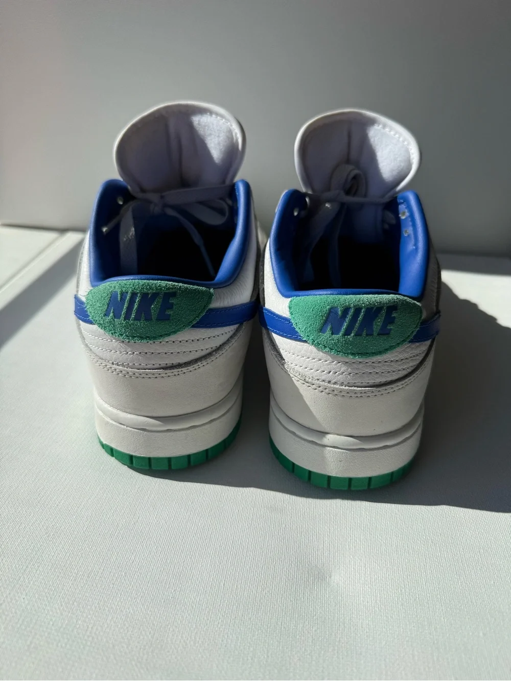 Nike Dunk Low Premium Tennis Classic Women’s 8.5 White Grey Blue Green